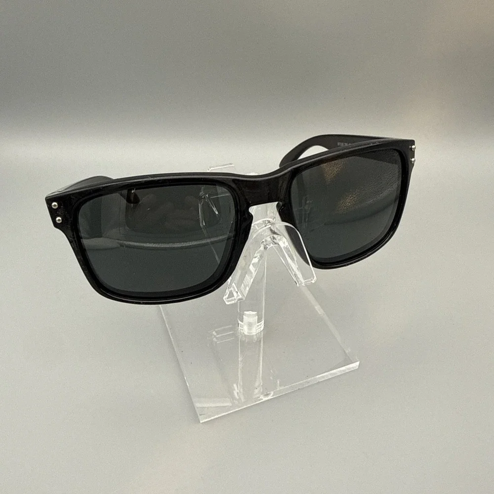 B.N.U.S. Commander B7026 Sunglasses Black Frame Polarized Black Lens Made ITALY